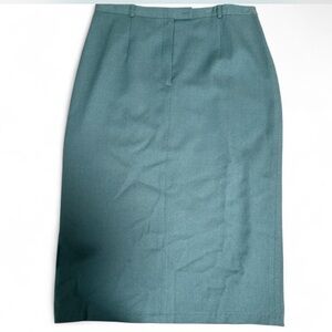 Sag Harbor Deep Green Pencil Skirt